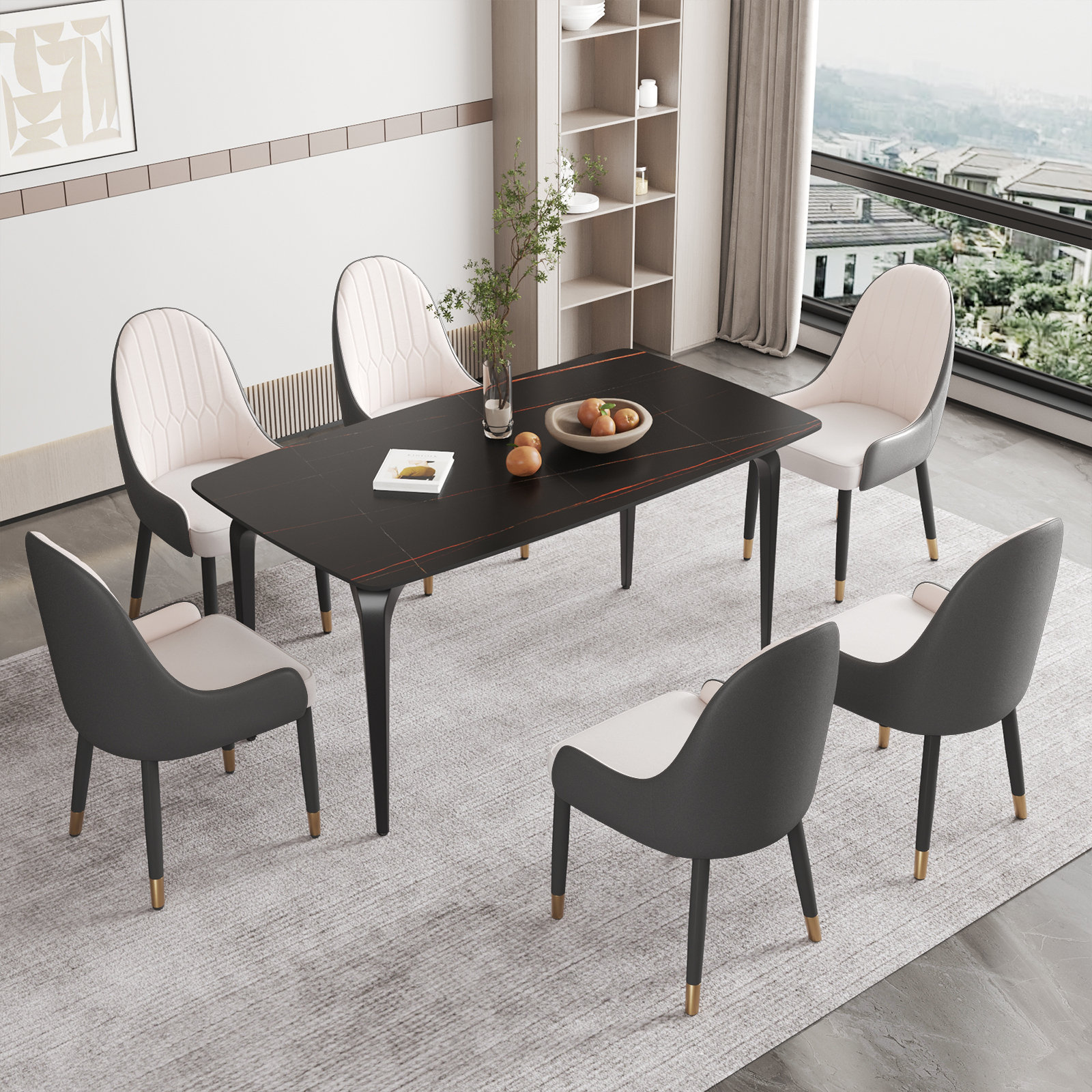 Pedestal Dining Mollai Collection Piece Dining Set PIECE DINING