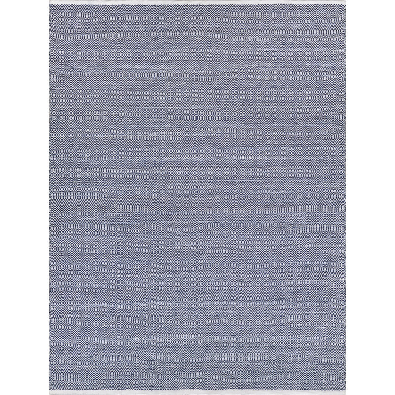 Echo Geometric Area Rug in Ivory, Rectangle 8' x 10'