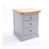 Milian 45cm W Solid + Manufactured Wood Bedside Table