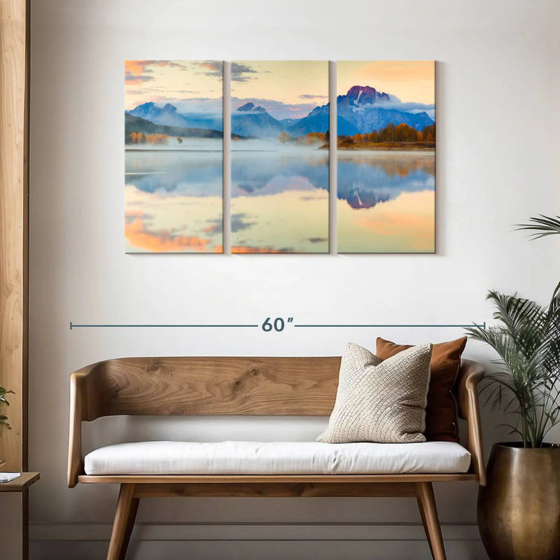 Alvord Hazy Grand Teton, 28" H x 45" W