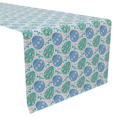 Gaulin Rectangular Easter Cotton Twill Table Runner