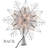 14'' Metal Christmas Lighted Tree Topper