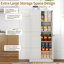 Durable Metal Pantry Cabinet - Easy Assemble, Multi-Use for Kitchen, Living Room, Bedroom-671419787