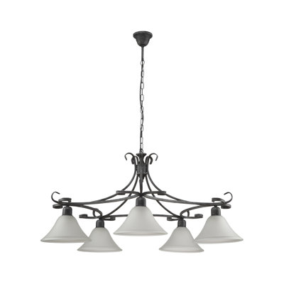 Foote 5 - Light Shaded Chandelier