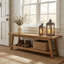 Solid Wood Storage Bench