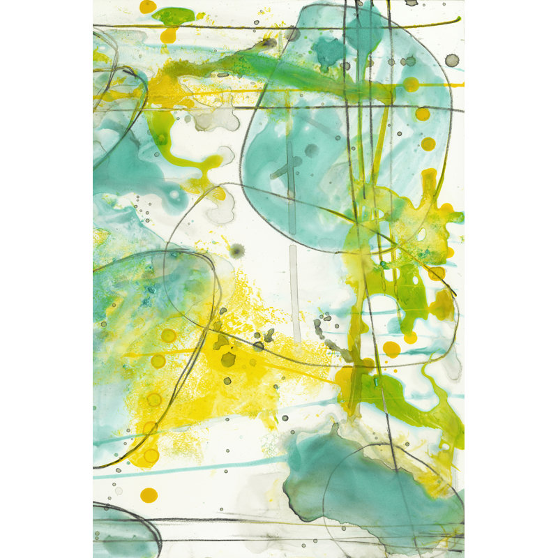 Splish Splash II by Jennifer Goldberger - Wrapped Canvas Print, 46cm H x 30cm W x 3.8cm D
