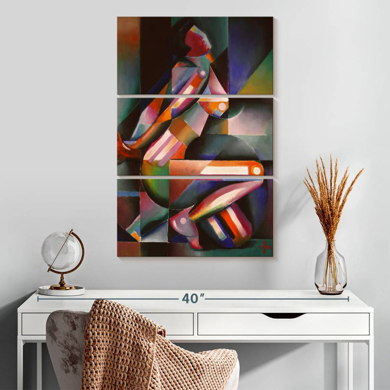 Leisha Roundism VI, 32" H x 20" W