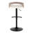 Laurenzio Adjustable Bar Stool with Rounded T Footrest-107686919-72104542
