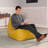 Trule Juniper Premium Faux Leather Classroom Bean Bag Chair-1834417074