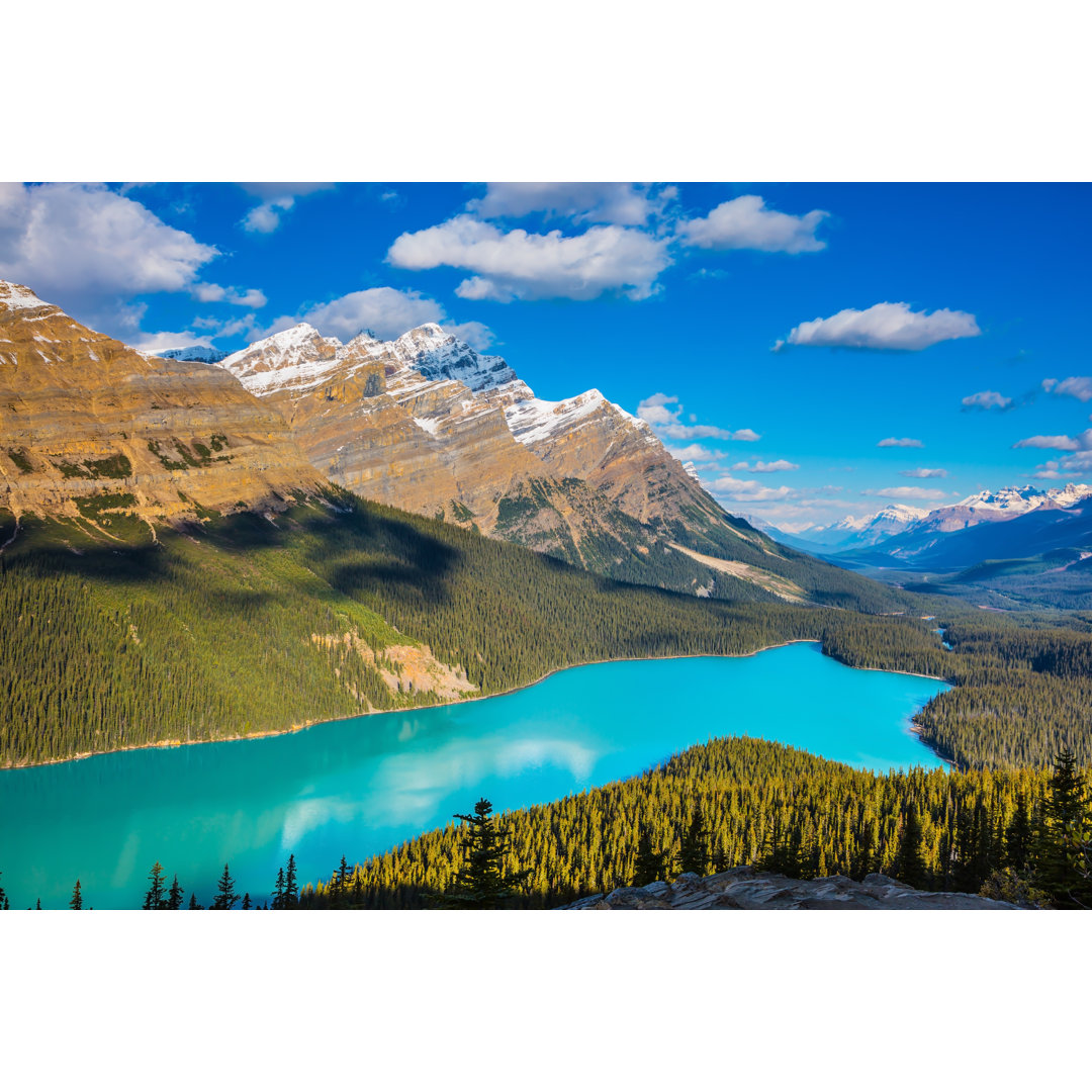 Leinwandbild Lake Peyto in Banff National Park von Kavram