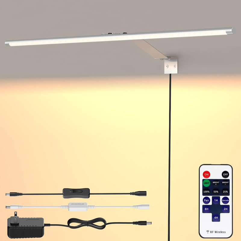 Remote Controlled  Dimmable Picture Light, 23.62"