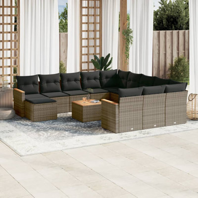 Ensemble de canapé de jardin Vidaxl