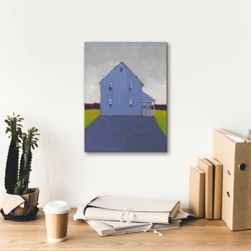  «Bucolique Structure 9» par Carol Young, art mural sur toile, 12 po x 16 po