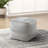 Modern Square Pouf With Fabric, Non-Slip Surface, 300Lbs Weight Capacity, Multi-Color, 16X16x16 Multi-Color Fabric Pouf, Bottom,