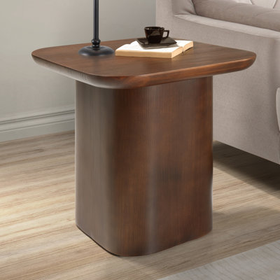 Hunter Solid Wood Square End Table