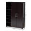 Armoire de rangement pour chaussures 19 portes à 2 portes Wooton