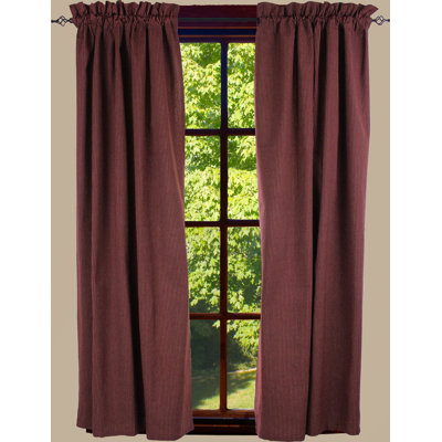 Paire de rideaux occultant en coton Abruscato