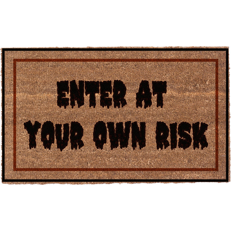 Fawaka Non-Slip Outdoor Doormat, 22" W x 36" L