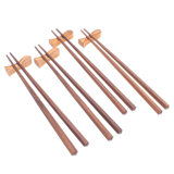 Everly Quinn Handmade Little Fish Dinner Wood Chopsticks (Set Of 4)