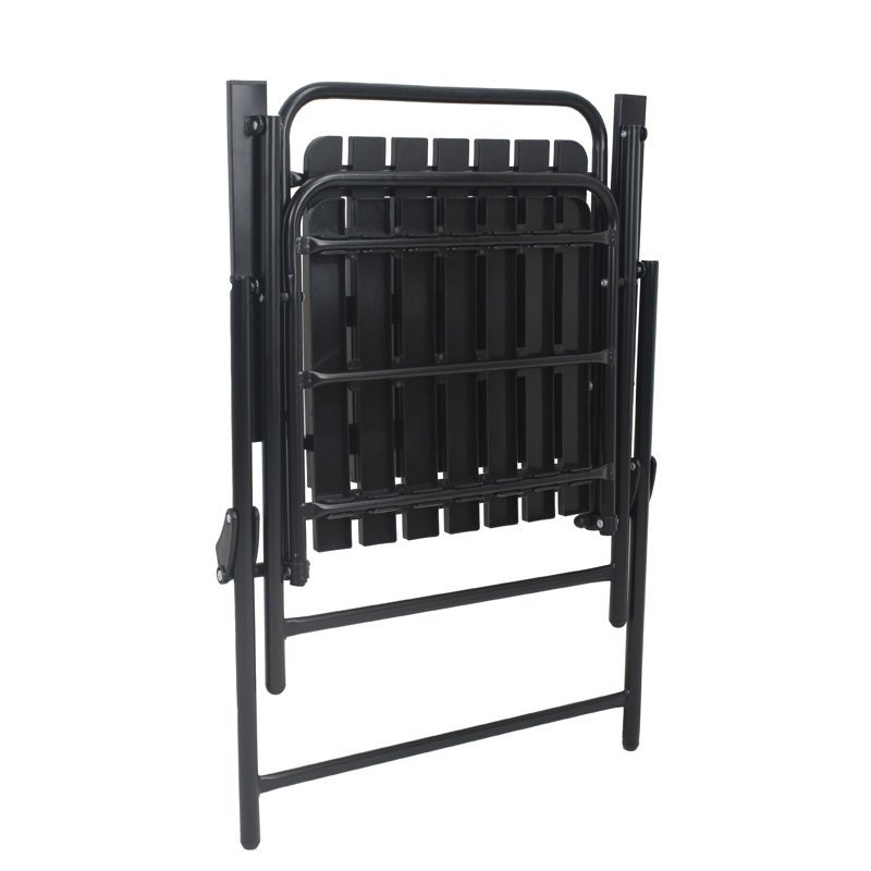 Ensemble de mobilier d'extérieur 3 pièces, Black