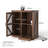 Printer Stand With Storage,  Farmhouse File Cabinet With Socket And Usb Charging Port