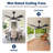 54" Outdoor Ceiling Fan 4 ABS Blades, Reversible DC Motor, 6-Speed Remote Control, Wet Rated Waterproof Ceiling Fan-Black-763585633-787257588
