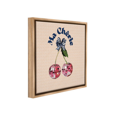 «Patterned Ma Cherie Floater Frame» par Amelia Noyes sur