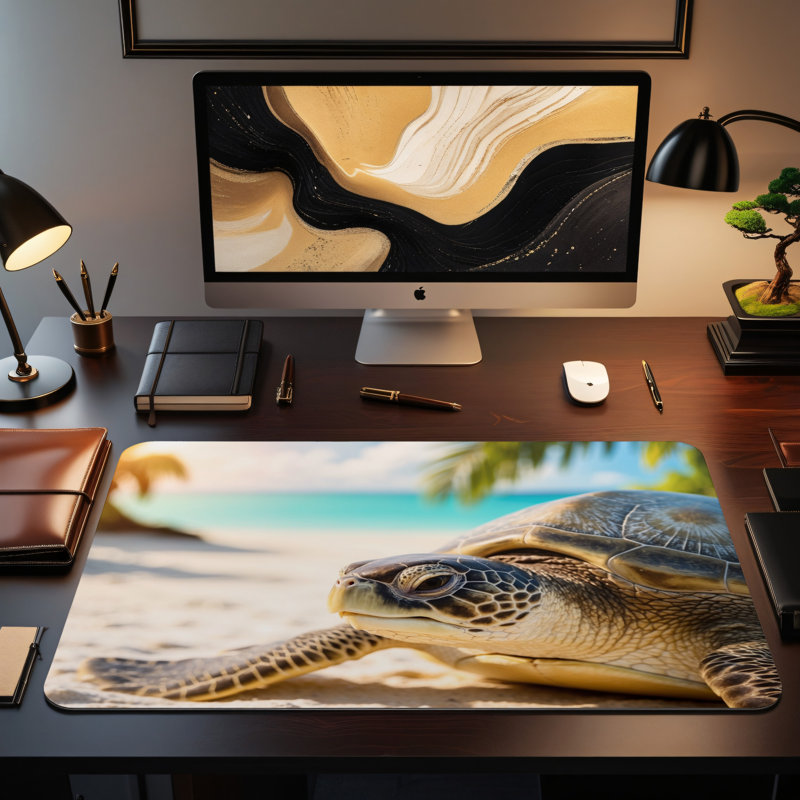 Polyester Desk Pad, 31.5x15.5