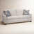 Beige / rayure blanche 0214-74
