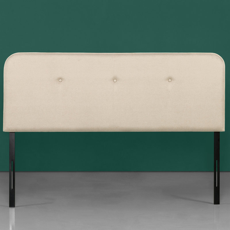 Amarissa Upholstered Headboard, Queen, Taupe