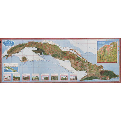 " Map Of The Landscapes Of Cuba "