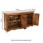 Artwork 175cm Solid Wood Sideboard