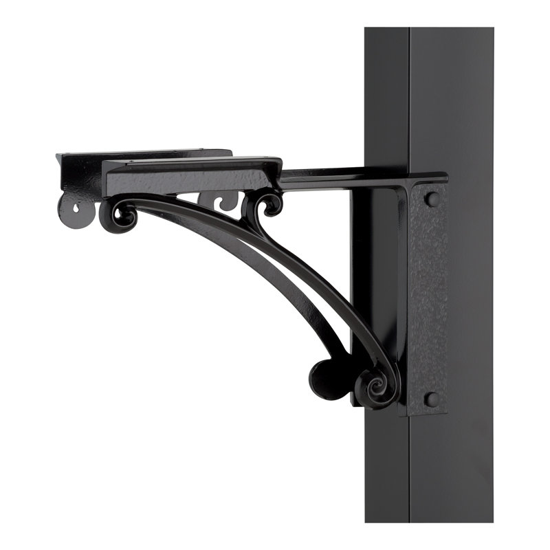 55.5" H Decorative Post, Black