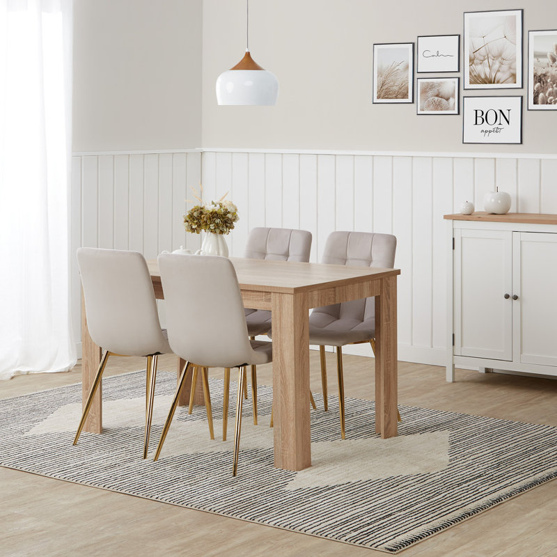 Alic 4 - Person Dining Set