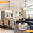 5 - Light 19.69''  Fabric Pleated Drum Chandelier-181783366