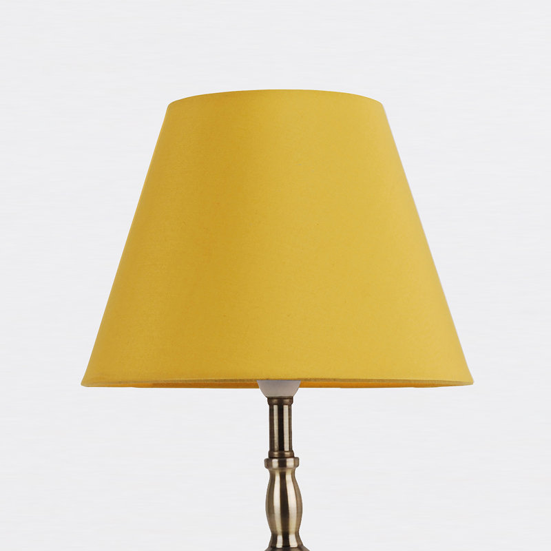 Avondale Metal Lamp, Antique Brass, Ochre
