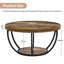 Maissane Floor Shelf Coffee Table with Storage-1040509560