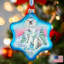 Holiday 4'' Handmade Glass Holiday Shaped Ornament
