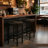 Bar Stools Set Of 2, 30.25" Backless Counter Height Bar Stools With Soft Leather Seat And With Footrest, 400 LB Heavy Duty Padded Saddle Barstool Chair For Modern Kitchen Island Counter-1981834008-1981834014