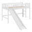 Lit mezzanine bas avec échelle et toboggan-1256633314