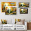 Golden Birch Woods III - reproduction sur toile-86580457-86580458