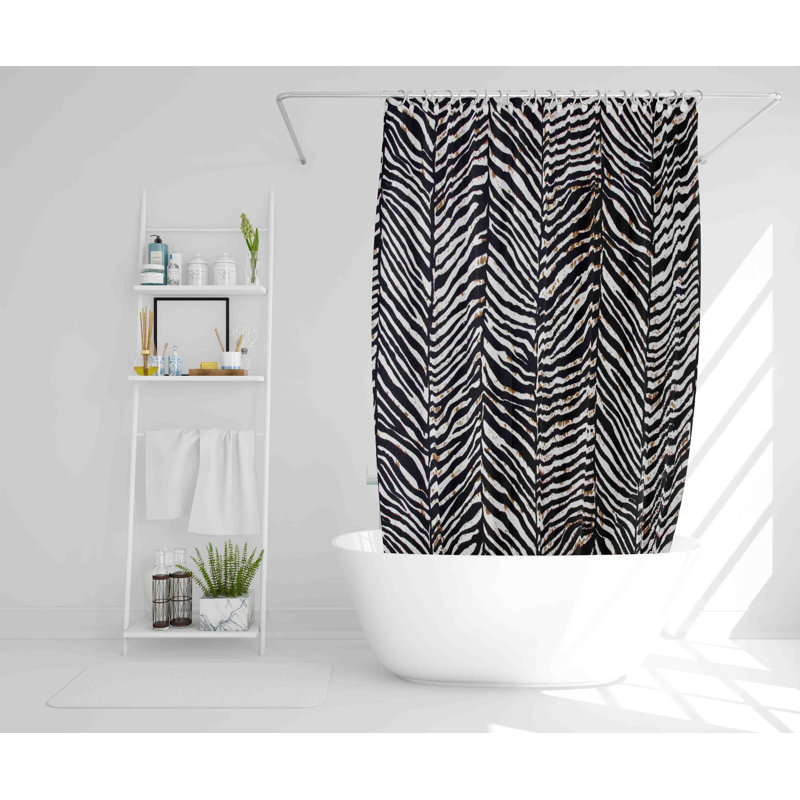 Skogh Polyester Shower Curtain, 168cm H x 168cm W