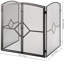 Essence 3 Panel Steel Fireplace Screen
