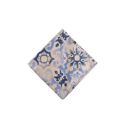 Madelia Blue Tile Cotton Napkin