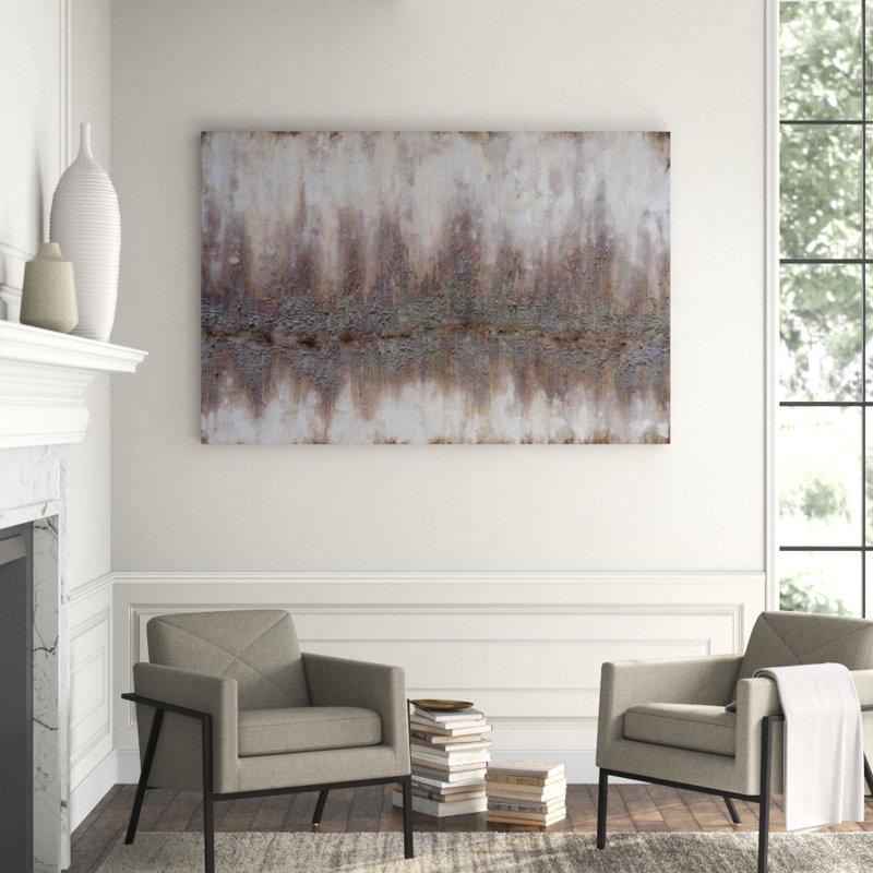Champagne Gleam Print by Beverly Fuller, Hand Painting Glass Coat with Glitter