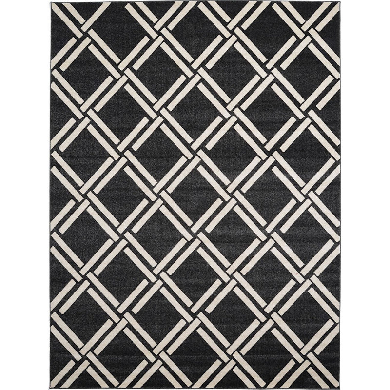 Abstract Indoor Rug, Rectangle 9' x 12'