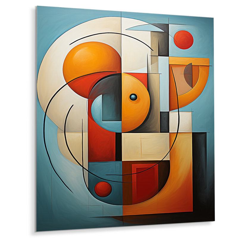 Cubisme géométrique II, H 40 po x l 30 po x P 1 po