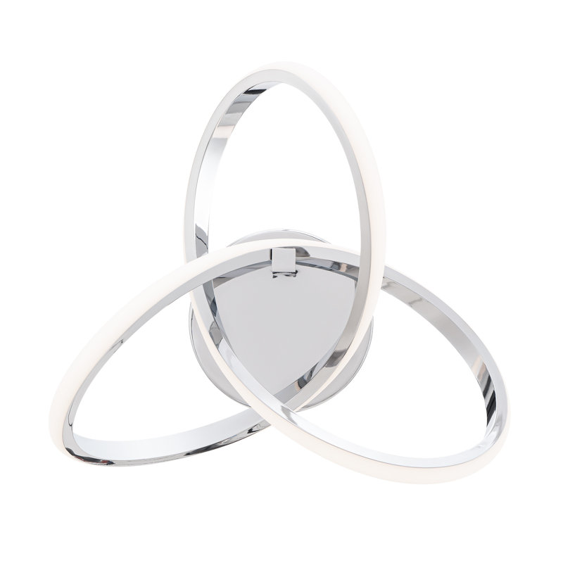 Vornado LED Flush Mounted Sconce, Chrome