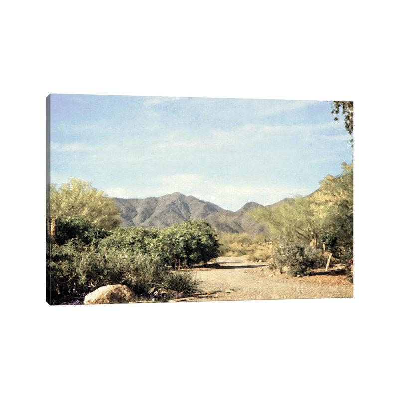 Desert Path by Grafitee Studios - Wrapped Canvas Print, 30.48 cm H x 45.72 cm W