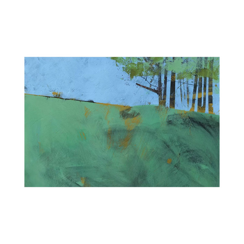 Token Trees Three by Paul Bailey - Wrapped Canvas Painting, 20.32 cm H x 30.48 cm W